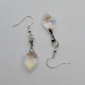 18K GP Crystal Drop Earrings